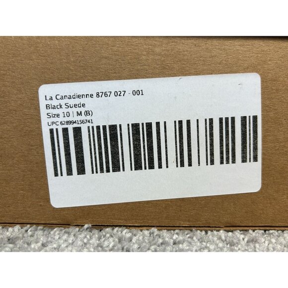 La Canadienne Kate Suede Leather Waterproof Boots in Black - Sz 10M - Picture 10 of 10